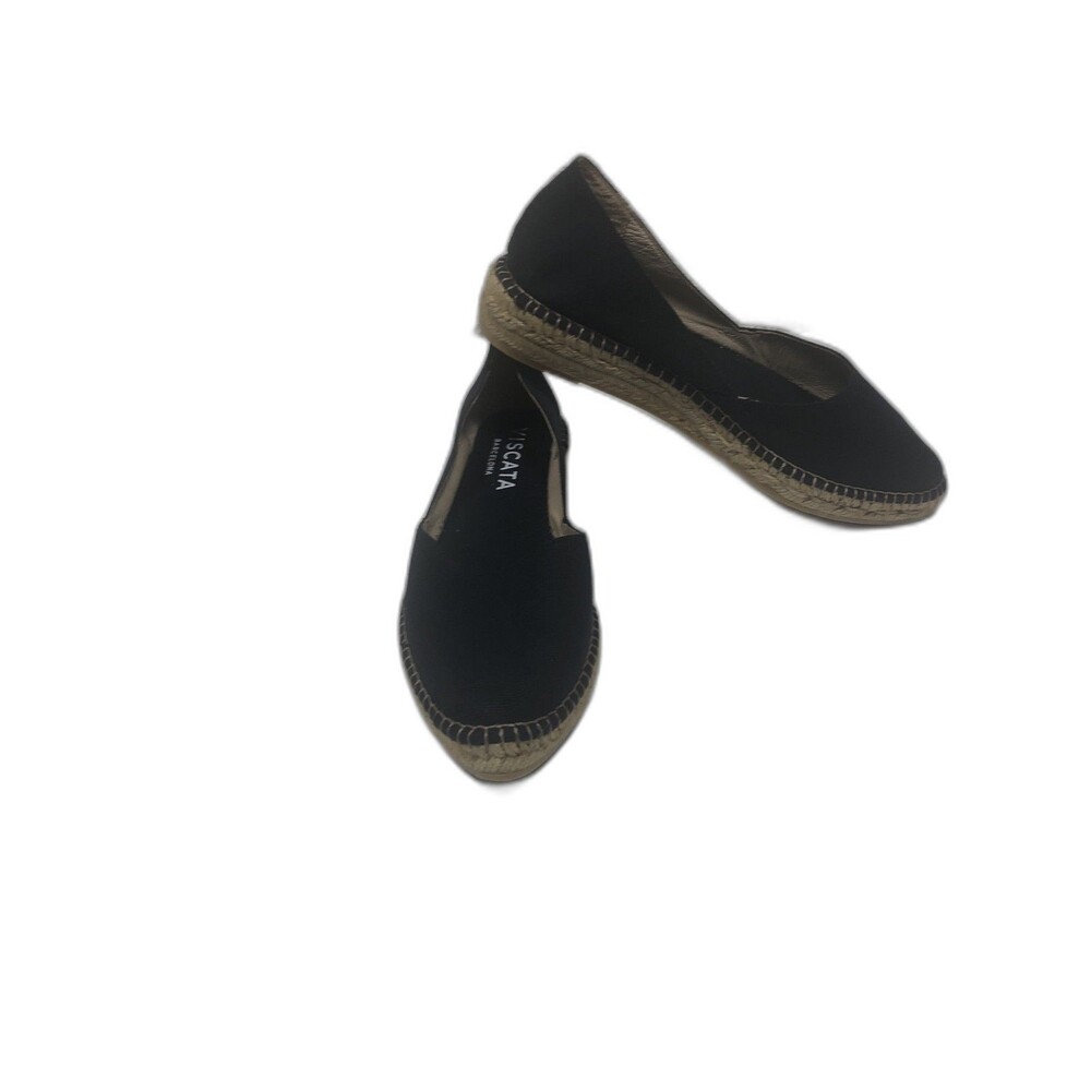 Viscata Women’s 41 Black Calabona Canvas Espadrilles